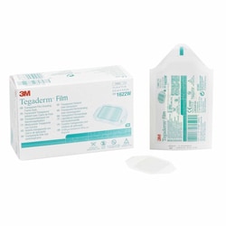 Med Vet International Transparent Film Dressing 3M Tegaderm 1-3/4 X 1-3/4 inch Frame Style DelIVery Rectangle Sterile, 1622W, 400/Case