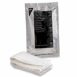 Med Vet International Padded Precut Splint 3M Scotchcast Quick Step Double Sided Felt 3 X 35 inch Felt / Fiberglass White, 75335, 10/Case
