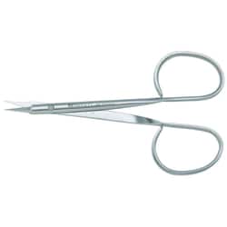 Med Vet International&nbsp;Miltex Suture Scissors, Curved, Ribbon Type Handles, German, 3.87in, Pm-4639