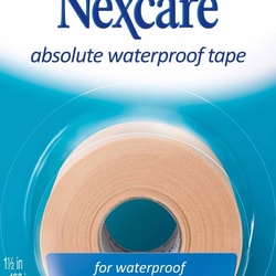 Med Vet International Waterproof Medical Tape Nexcare Absolute Tan 1-1/2 inch X 5 Yard Foam Nonsterile, 732, 24/Case