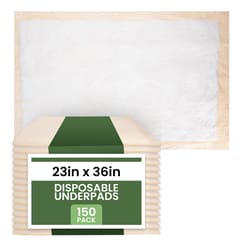 Med Vet International&nbsp;Disposable Underpad Attends Care Night Preserver 23 X 36 inch Cellulose / Polymer Heavy Absorbency, 150/Case