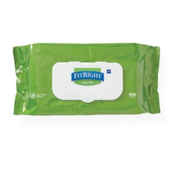 Med Vet International&nbsp;Wipe Aloetouch Frag Free 100/Pack, 6 Packs
