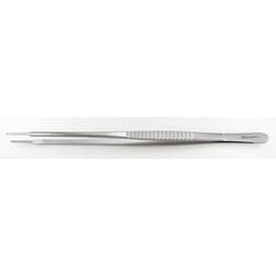 Med Vet International&nbsp;Miltex Debakey Tissue Forceps, 12in, Tips 2.5mm Wide, German, 24-556