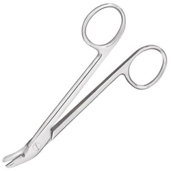 Med Vet International&nbsp;Miltex Wire Cutting Scissors, Angled To Side, 12 Pack, Eg9-124