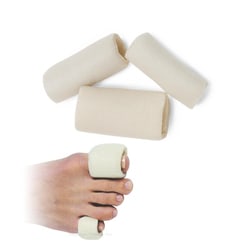 Med Vet International Tubular Foam Toe Bandages, 3/4-in Dia X 12-in Length, 6/Pack