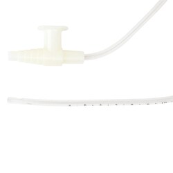 Med Vet International Dynarex Single Suction Catheter, Graduated w/Control Valve, 12 Fr, Adult, 50/Case