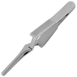 Med Vet International&nbsp;Miltex Debakey Bulldog Clamp, Straight, Cross-Action, 4.12in, German, 24-604