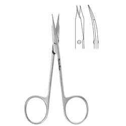 Med Vet International&nbsp;Miltex Meisterhand Stevens Tenotomy Scissors, Curved, Short Blades, Sharp Points, German, 4.25in, Mh18-1464