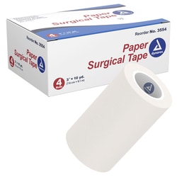 Med Vet International Dynarex Paper Surgical Tape, 3