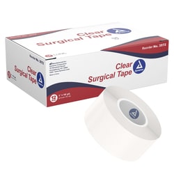 Med Vet International Dynarex Surgical Tape, Transparent, 1