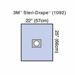 Med Vet International Surgical Drape 3M Steri-Drape Small Drape With Aperture