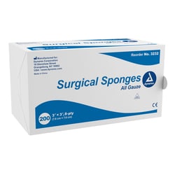 Med Vet International Dynarex Surgical Gauze Sponge, 3