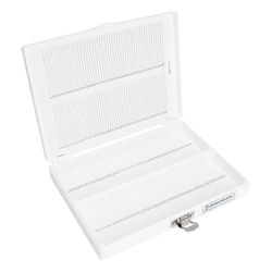 Med Vet International&nbsp;Bel-Art Products 44577-0000, Slide Box For 100 Slides With Hinged Lid, Each