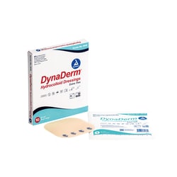 Med Vet International Dynarex Dynaderm - Hydrocolloid Dressing - Extra Thin, 4