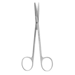 Med Vet International&nbsp;Miltex Fomon Scissors, Saber Back, Slightly Curved, Semi-Sharp Outer Edges, German, 4.75in, Mh21-600