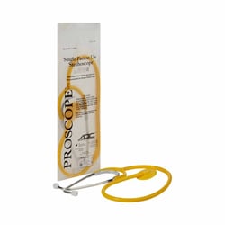 Med Vet International Disposable Stethoscope Proscope 664 Yellow 1-Tube