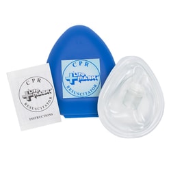 Med Vet International Cpr Life Mask Resuscitator, Universal, Foldable Shell, Each