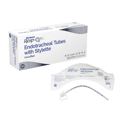 Med Vet International&nbsp;Dynarex Endotracheal Tubes w/ Stylette - Uncuffed, 3.5 mm, 10/Box