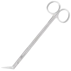 Med Vet International&nbsp;Miltex Potts-Smith Scissors, Angled On Side 60 Degrees, 15.5mm Blades, German, 7in, 5-249C