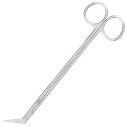 Med Vet International&nbsp;Miltex Potts-Smith Scissors, Angled On Side 45 Degrees, 14mm Blades, German, 7.in, 5-249B