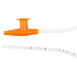 Med Vet International Dynarex Single Suction Catheter, Graduated w/Control Valve, 16 Fr, Adult, 50/Case