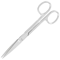 Med Vet International&nbsp;Miltex Operating Scissors, Straight, Sharp/Sharp, 5.5in, 12 Pack, Eg5-6