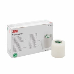 Med Vet International 3M Transpore Medical Tape, Transparent, 2 inch X 10 Yard, Plastic, Nonsterile, 1527-2, 6/Box