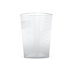 Med Vet International Triangular intake / Output Container, Graduated, Clear, 10/Pack