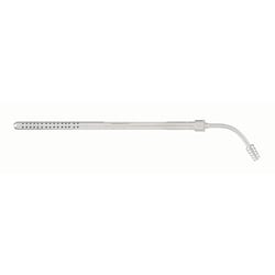 Med Vet International Miltex Poole Suction Tube, 9-3/4in, Curved 24 French, 10-310