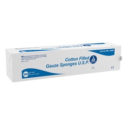 Med Vet International Dynarex Surgical Gauze Sponge, 2" X 2", Cotton Filled,