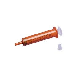 Med Vet International Standard Oral Syringe, 10mL Or 2Tsp, Clear, 100/Box