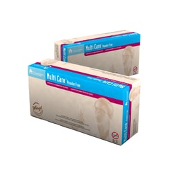Med Vet International Dynarex Multicare Vinyl Exam Gloves, Medium, Powder-Free, 1000/Case