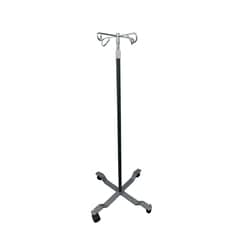 Med Vet International Dynarex IV Pole, Removable, 4-Hook Hanger, Each