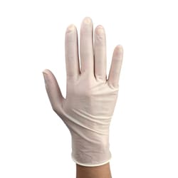 Med Vet International&nbsp;Dynarex Accutouch Latex Exam Gloves, Large, Powder Free, 1000/Case