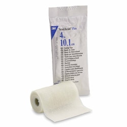 Med Vet International Cast Tape 3M Scotchcast Plus 4 inch X 12 Foot Fiberglass / Resin White, 82004, 1 Roll