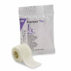 Med Vet International&nbsp;Cast Tape 3M Scotchcast Plus 1 X 72 inch Fiberglass / Resin White, 82001, 10/Box