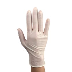 Med Vet International Dynarex Powder-Free Plus Latex Exam Gloves, Polylined, Small, 1000/Case