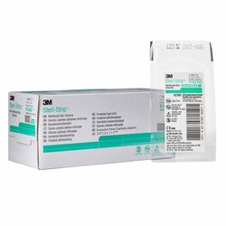Med Vet International Skin Closure Strip Steri-Strip 1/4 X 1-1/2 inch Nonwoven Material Reinforced Strip White, R1542, 6/Pack, 50 Packs/Box