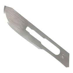 Med Vet International&nbsp;Stainless Steel Surgical Blade #21, Non-Sterile, 100/Box