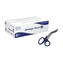 Med Vet International Dynarex Bandage Shears, 7.5", Blue, 50/Box, Quantity: