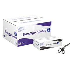 Med Vet International Dynarex Bandage Shears, 7.5", Black, 200/Case, Quantity: