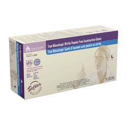 Med Vet International Dynarex True Advantage Nitrile Exam Gloves, Large, Powder Free, 1000/Case