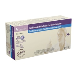 Med Vet International Dynarex True Advantage Nitrile Exam Gloves, X-Large, Powder-Free, 1000/Case