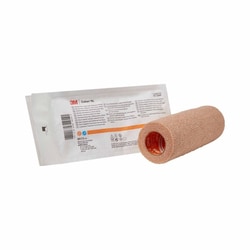 Med Vet International Cohesive Bandage 3M Coban Lf 6 inch X 5 Yard Self-Adherent Closure Tan Sterile Standard Compression, 2086S, Each