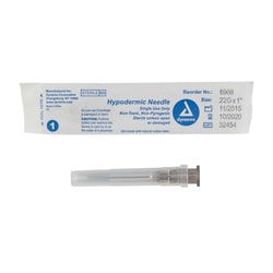 Med Vet International&nbsp;Dynarex Hypodermic Needle, Non-Safety, 22g, 1