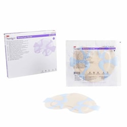 Med Vet International Foam Dressing 3M Tegaderm 7-1/4 X 8-3/4 inch With Border Film Backing Silicone Adhesive Large Sacral Sterile, 90648, 20/Case