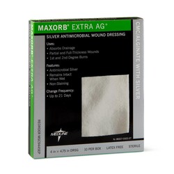 Med Vet International Maxorb Extra Ag+ Cmc / Alginate Dressings, 4