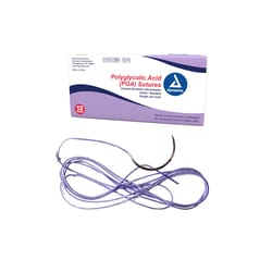 Med Vet International Dynarex Braided (Pga) Sutures, Absorbable, Synthetic,