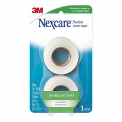 Med Vet International Water Resistant Medical Tape Nexcare Flexible Clear