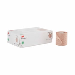 Med Vet International Medical Tape 3M Micropore Tan 2 inch X 10 Yard Paper Nonsterile, 1533-2, 60/Case